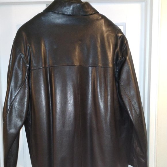 Andrew Marc - 3/4 length leather Jacket Size L - Picture 9 of 9